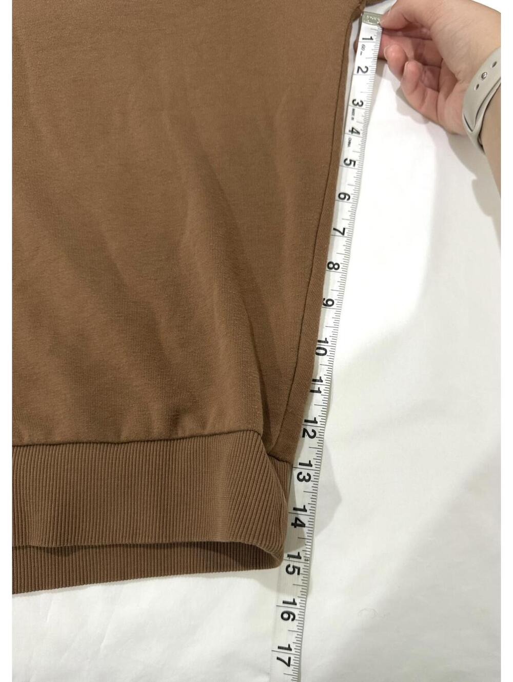 NUUDS Nashville Pop-Up Chocolate Brown Embroidered Crewneck Sweatshirt Large - Picture 7 of 7